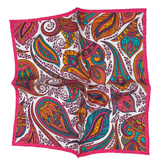 Silk Pocket Square - Orient