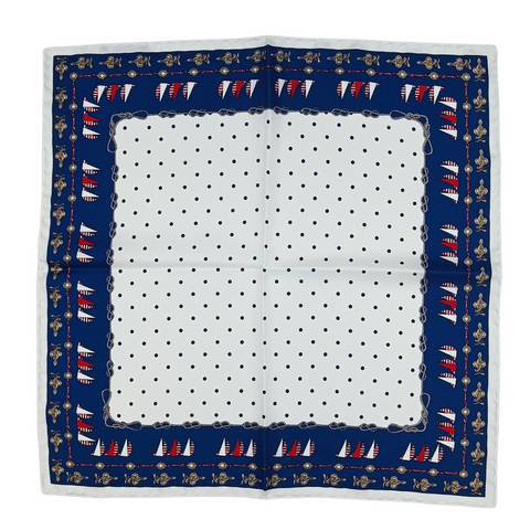 Silk Pocket Square - Regatta