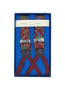 Burgundy Ivy - Printed Silk Braces