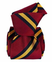 Classic Silk Tie - Regimental Red