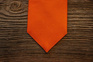 Jacquard Silk Tie - Orange