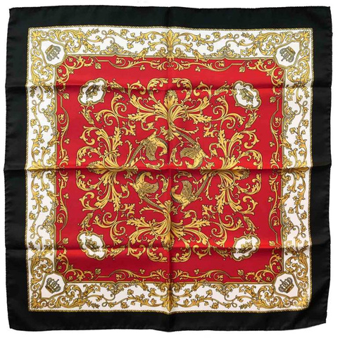 Scarf in Gold Ornaments