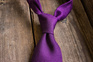 Grenadine Garza Fina Tie - Dark Violet