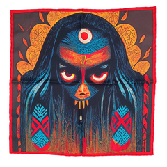 Silk Pocket Square - Shaman