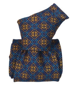 Printed Silk Tie - Aurum Hesperis