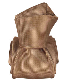 Jacquard Silk Tie - Hazelnut