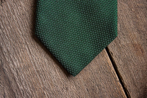 Grenadine Garza Fina Tie - Bottle Green