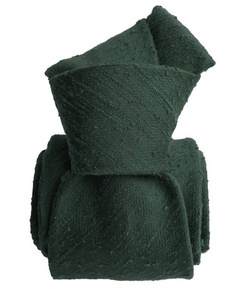 Shantung Tie - Bottle Green