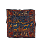 Wool Pocket Square - Forest Animals