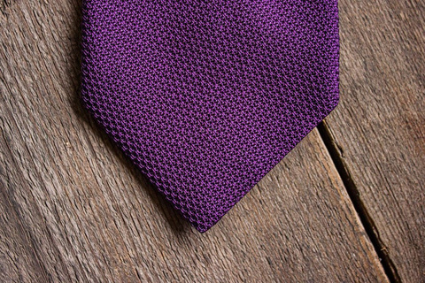 Grenadine Garza Fina Tie - Dark Violet