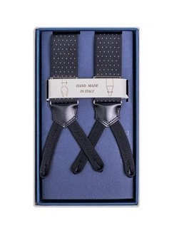 Black and White Dots Elastic Braces