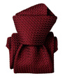 Grenadine Garza Grossa Tie - Burgundy