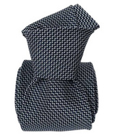 Jacquard Silk Tie - Black