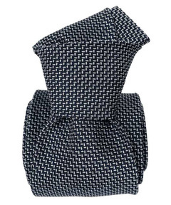 Jacquard Silk Tie - Black